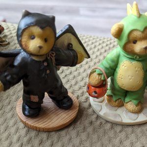 Set of Two Costumed Cherished Teddies